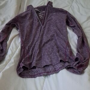 Nike Maroon Dri-FIT Quarter-Zip Pullover